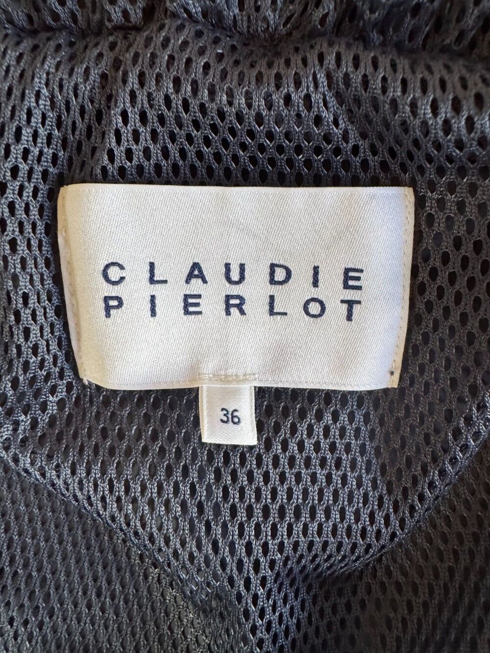 claudie pierlot oversized parisian bomber windbreaker jacket - Picture 5 of 16